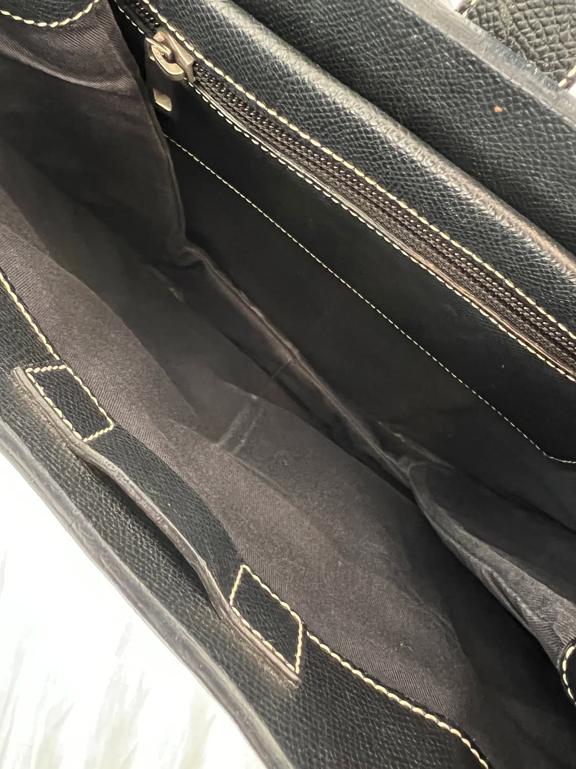 발리 블랙 레더 숄더백 상품이미지6