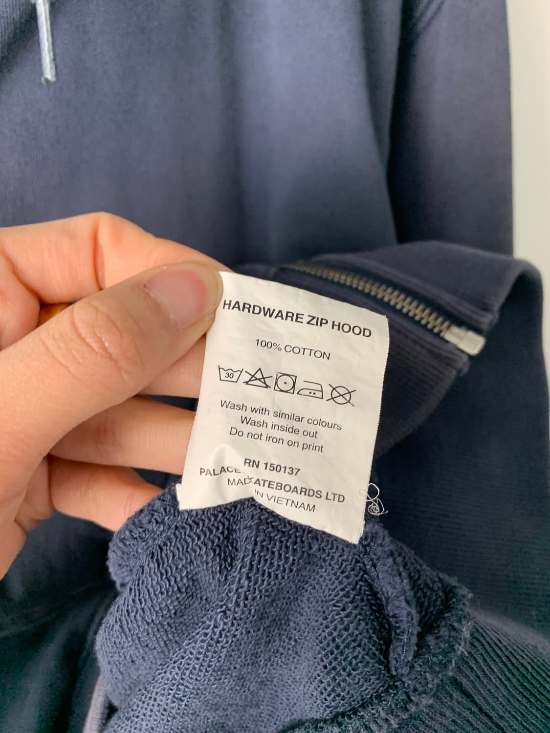 팔라스 하드웨어 콜라보 빅로고 후드집업 상품이미지8