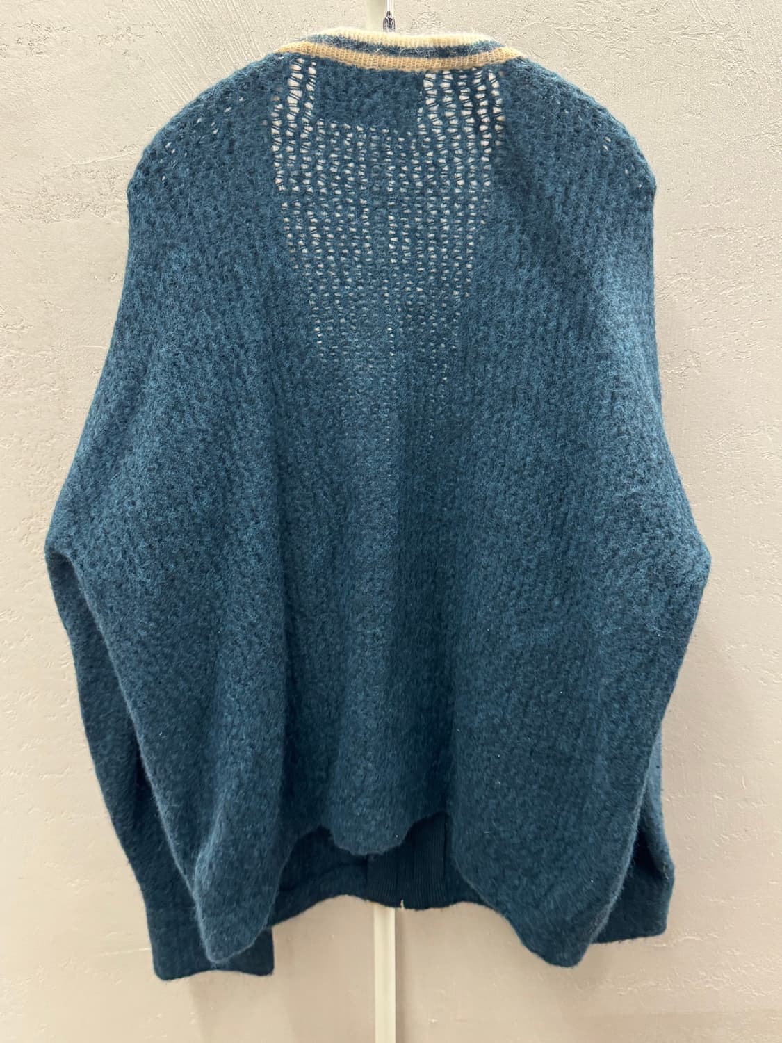 SATUR 브이넥 가디건 청록색 L 상품이미지8