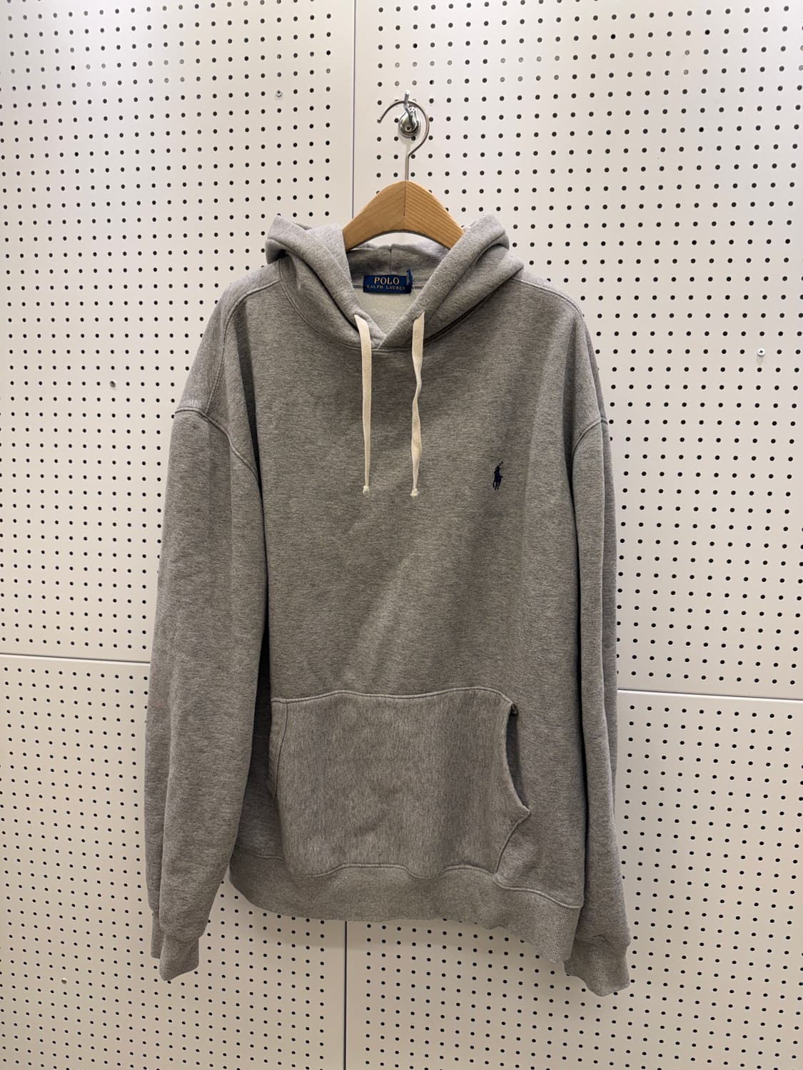 폴로 랄프로렌 플리스 그레이 후드티 U1458 상품이미지2