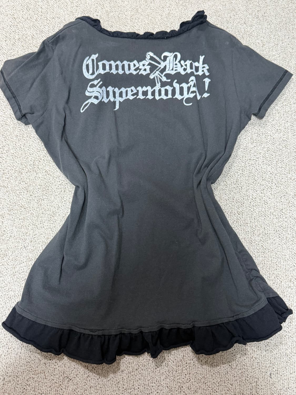 빈티지 리본 반팔 펑크  상품이미지2