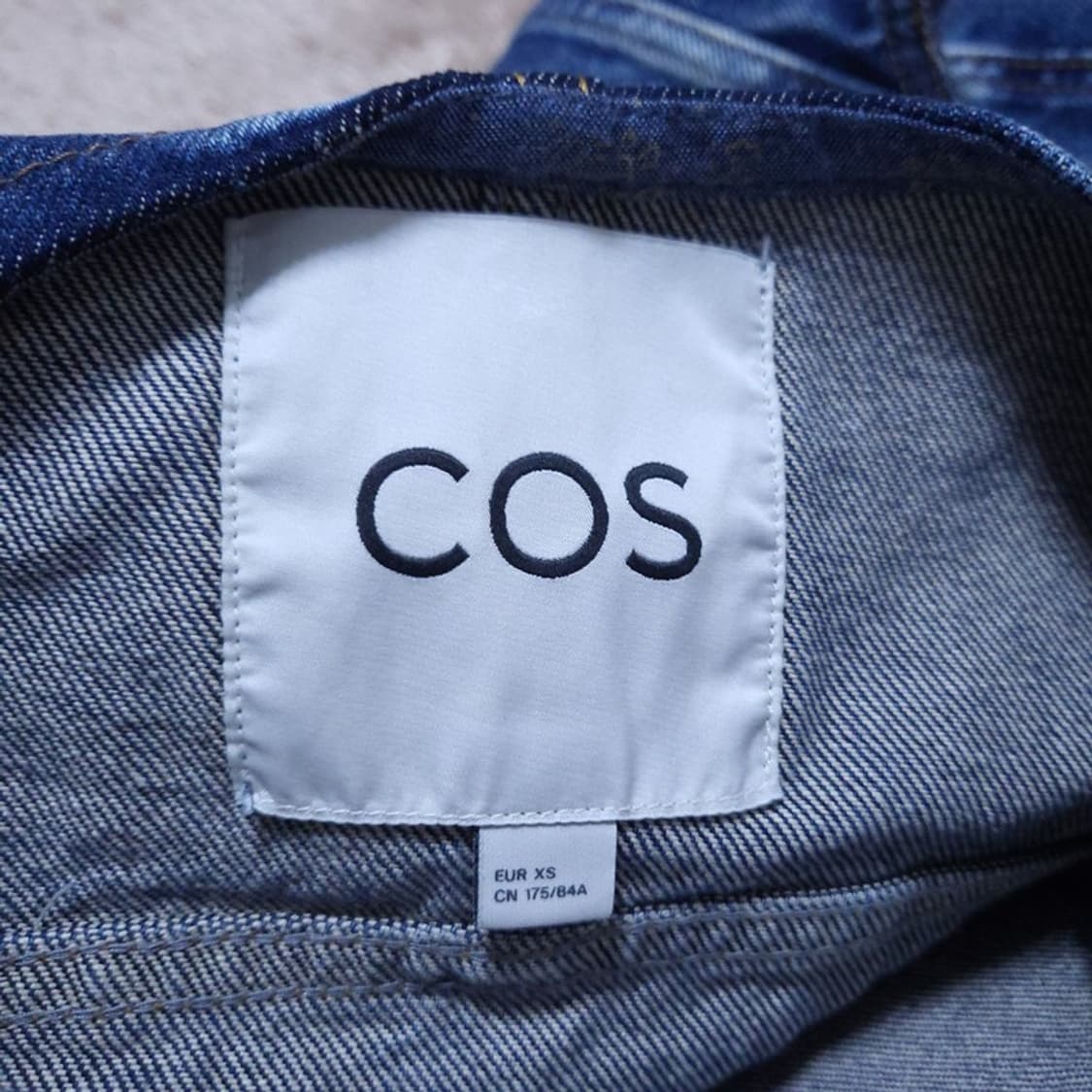 Cos 데님 조끼 XS 0427 상품이미지6