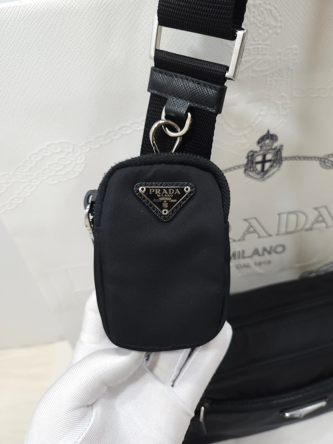 [정품] 프라다 리나일론 숄더백 1BC167 상품이미지8