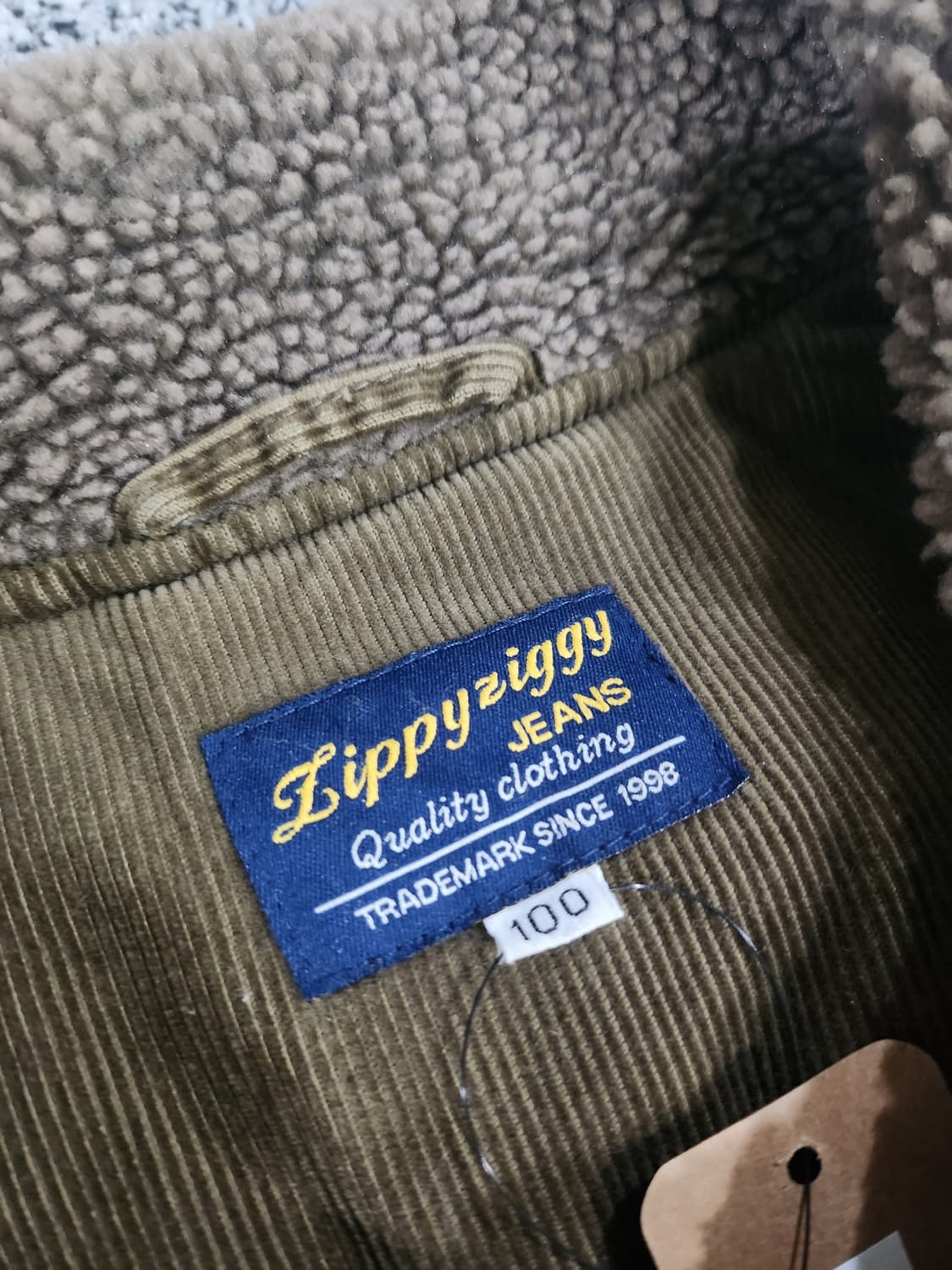 코듀로이 빈티지 양털 카라 자켓 상품이미지4