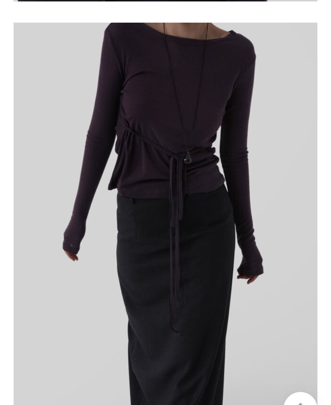 릿킴 텐셀스트랩 티셔츠 퍼플 상품이미지1