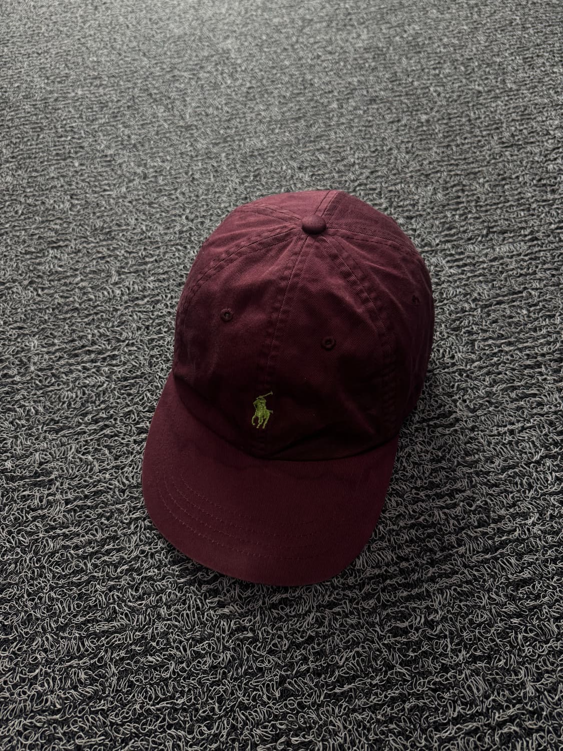 폴로 랄프로렌 포니 로고 아메카지 가죽스트랩 워시드 볼캡 1386 상품이미지1