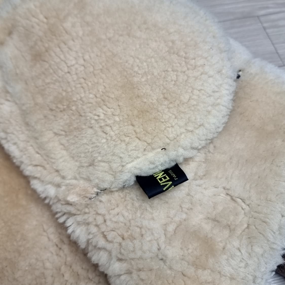 b3 무스탕 천연 양가죽 양털 브라운(100) 상품이미지8