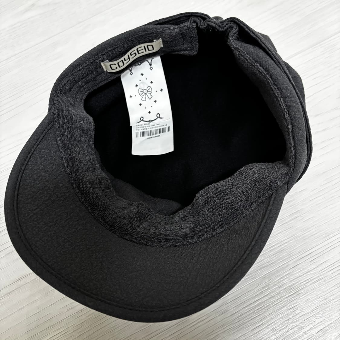 코이세이오 리본 타이 캡 차콜 상품이미지3