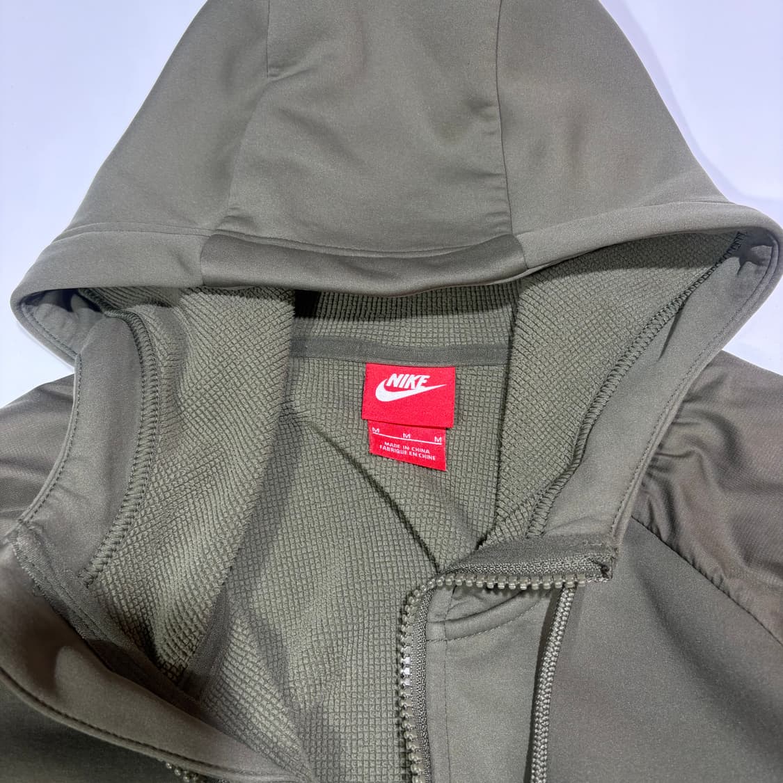 나이키 카키 후드 집업 상품이미지3