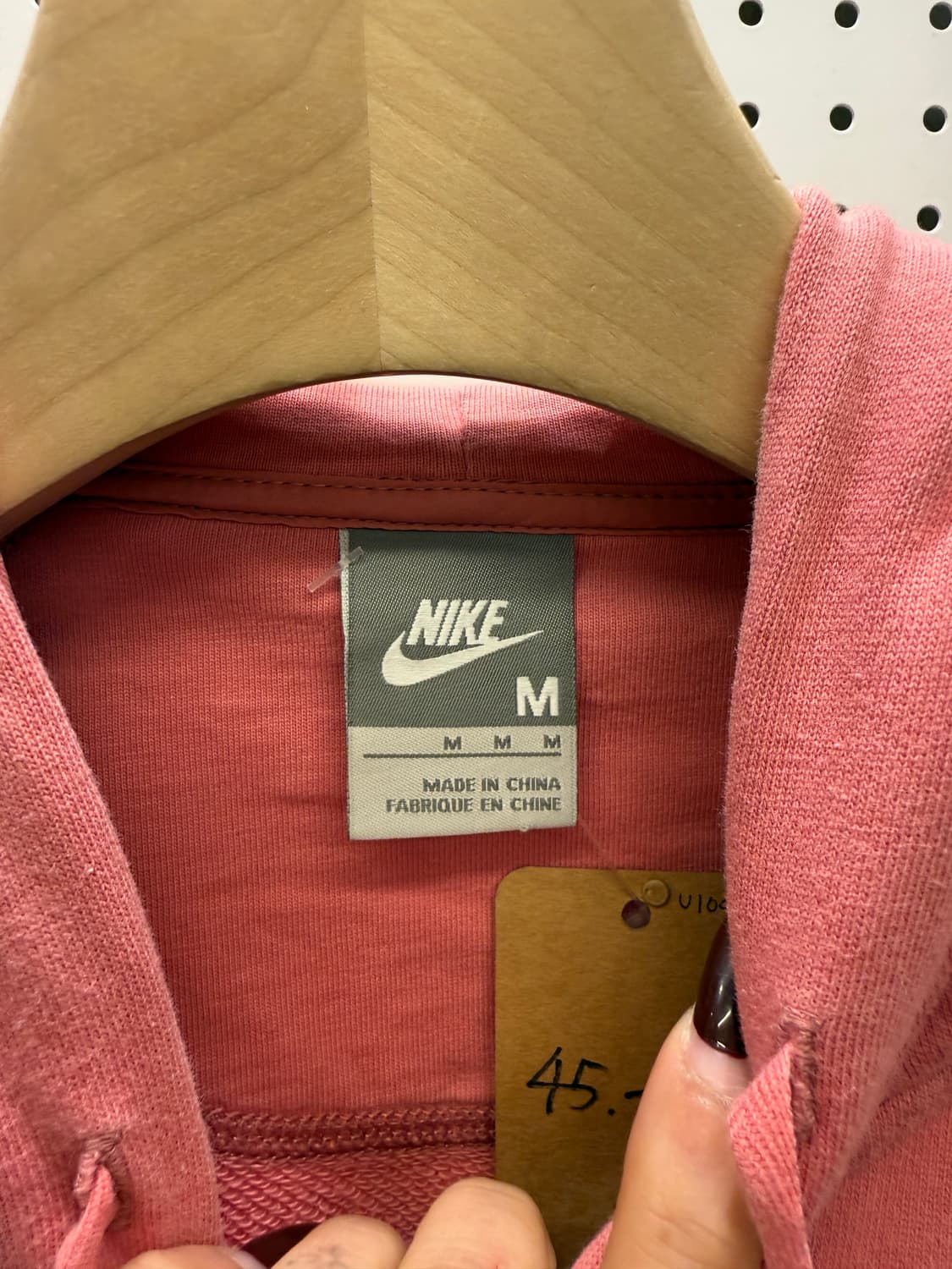 나이키 스크립트 로고 후드집업 U1689 상품이미지5