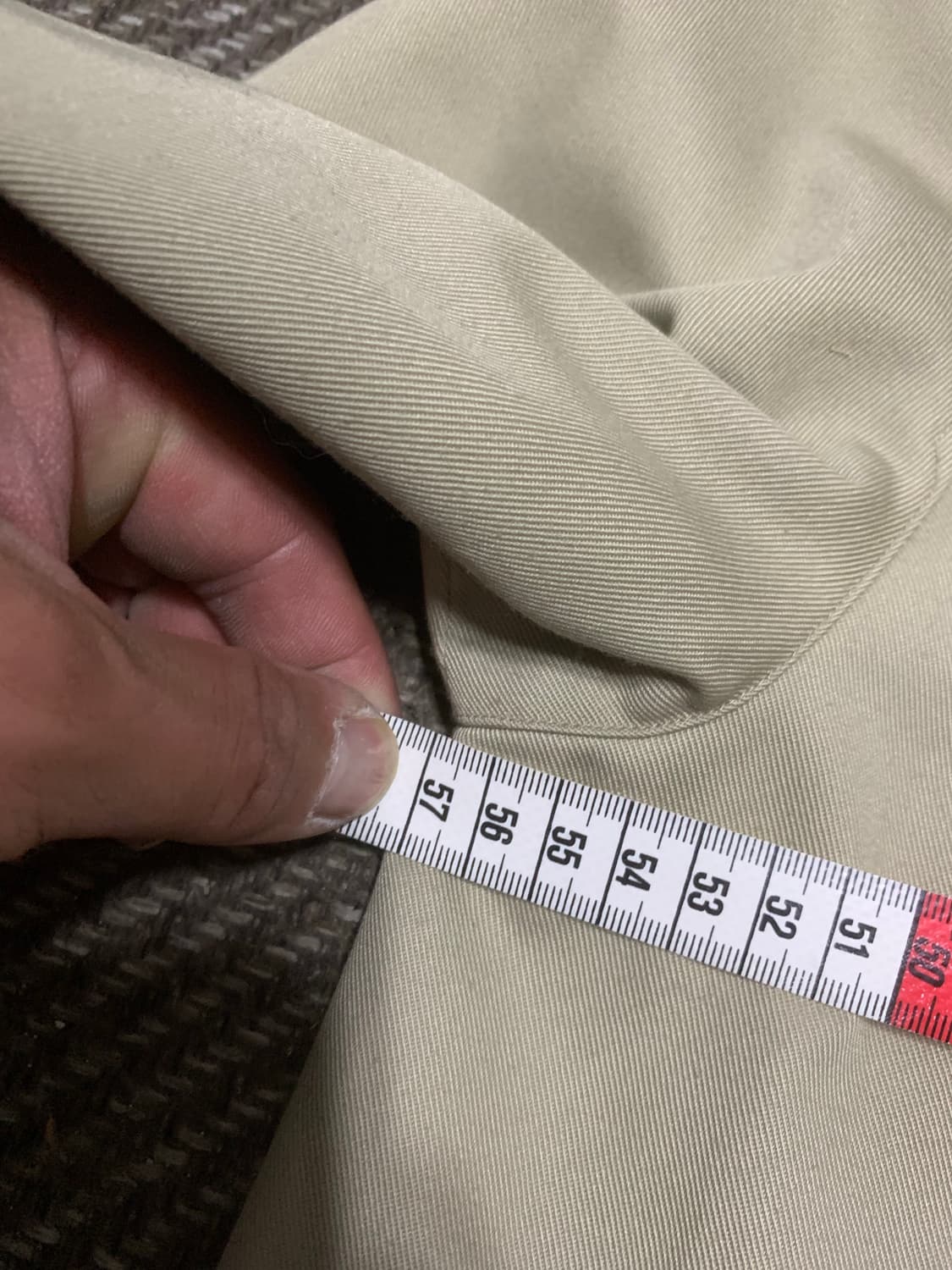 버버리 트렌치코트 베이지 체크안감 맥코트 하프코트 상품이미지7