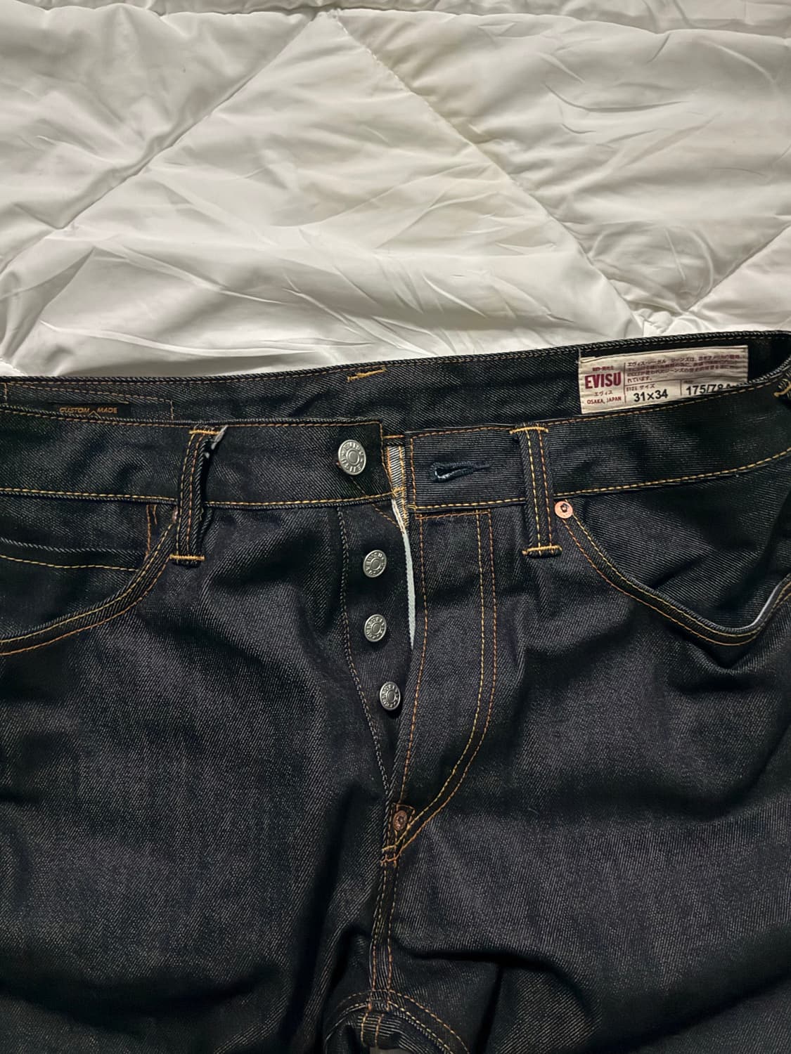 에비수 다이콕 페인팅 배기진 34사이즈 상품이미지4