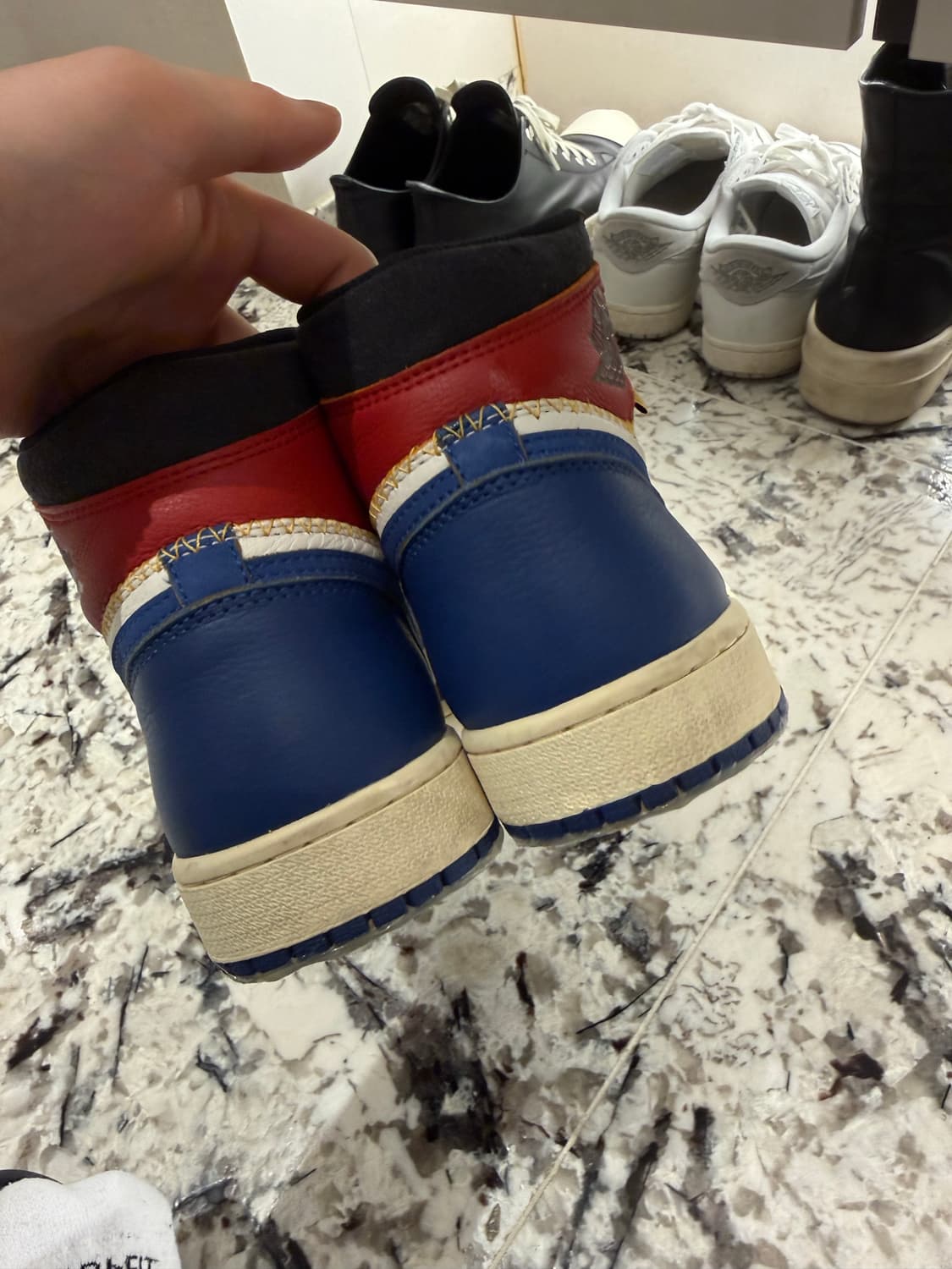 나이키 조던 1 x 유니온 레트로 하이 블루토 상품이미지9