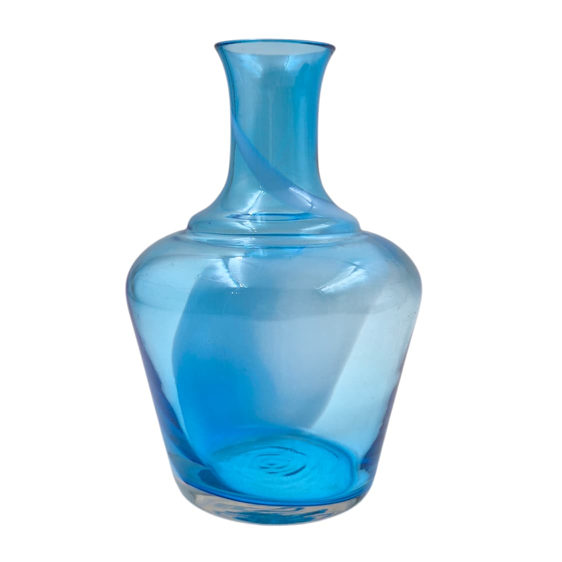 70s 쿠라타 핸드블로운 아쿠아 스윌 꽃병 상품이미지4