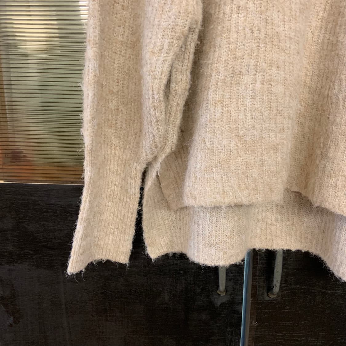 일본 빈티지 베이지 니트 상품이미지4