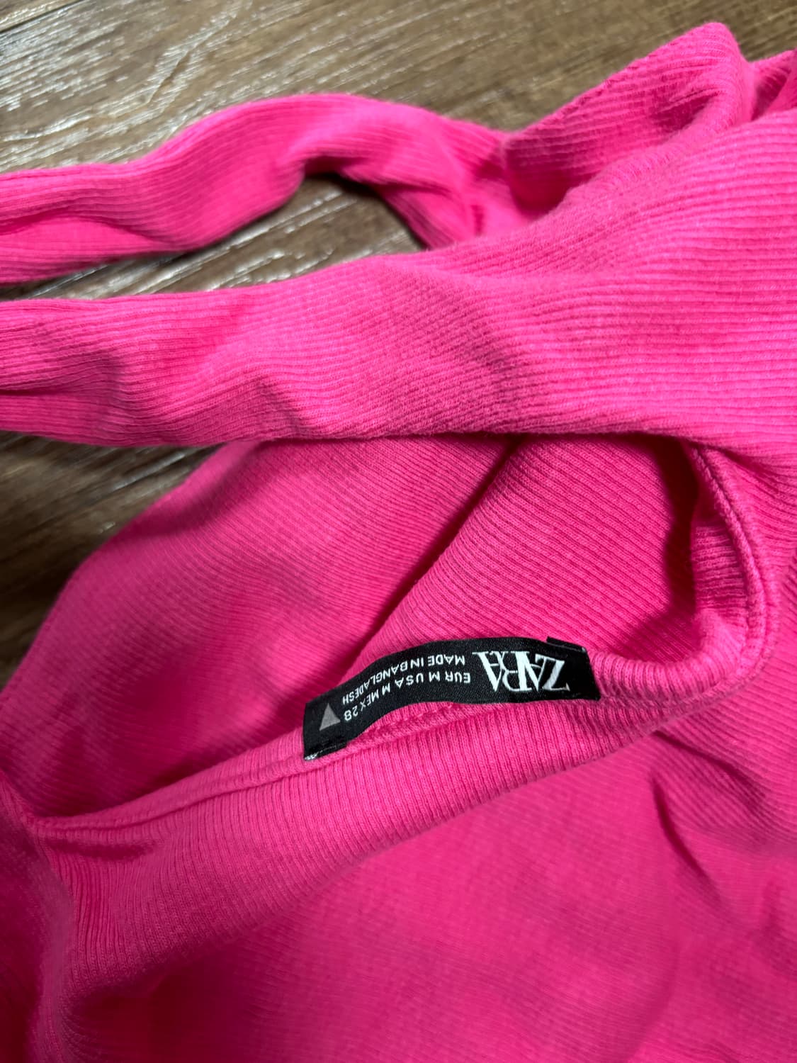 Zara 핫핑크 나시 상품이미지2
