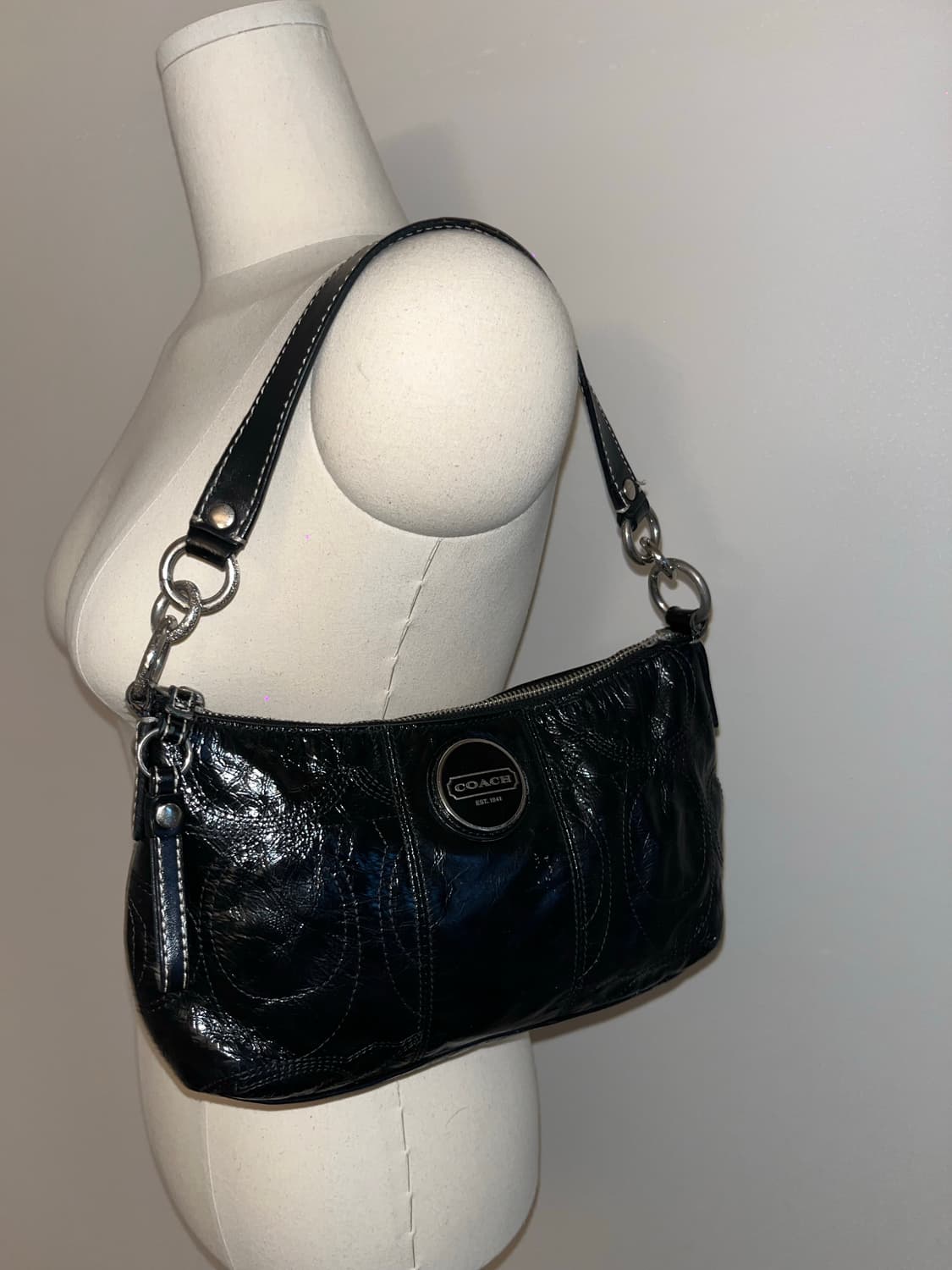 COACH black shoulder bag 상품이미지3