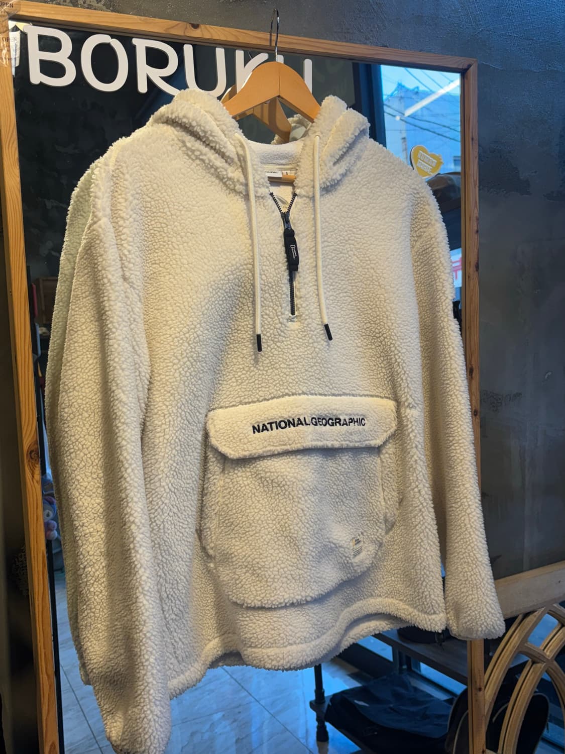 내셔널지오그래픽 후리스 아노락 S 상품이미지1