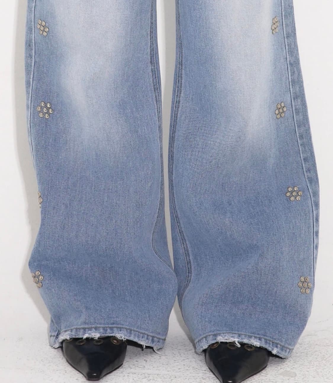 폴리수엠 스터드 데님 2 사이즈 새상품 상품이미지3