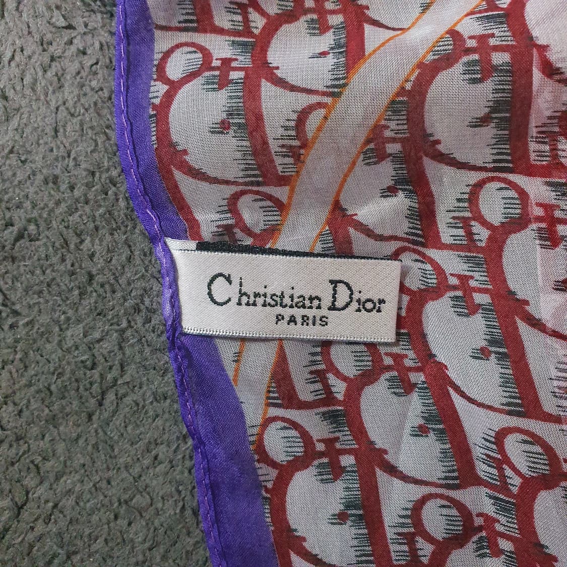 디올 오블리크 실크 스카프 머플러 상품이미지4