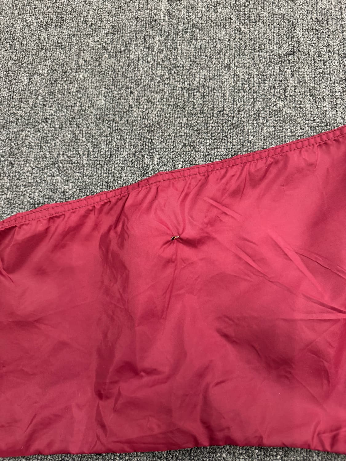 L)러셀 빈티지 베이스볼 패치 버건디 코치자켓 상품이미지6