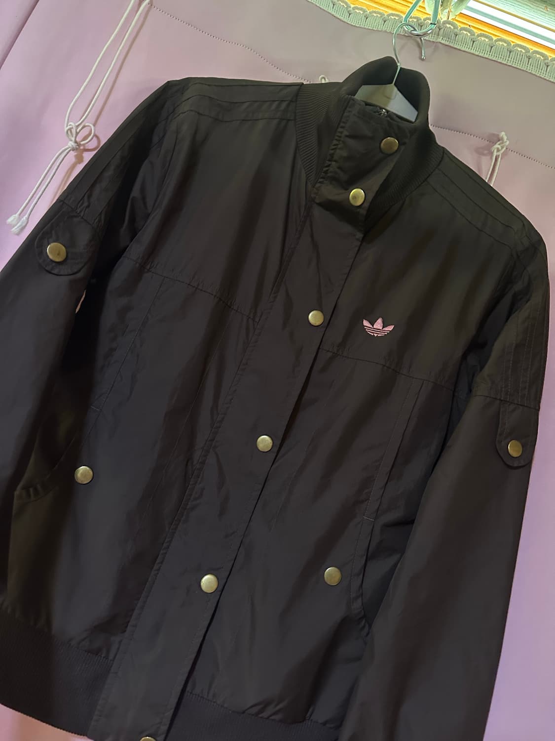 아디다스 대장 바람막이 아디다스 브라운 핑크 불꽃 바막 집업 파이어버드 상품이미지2