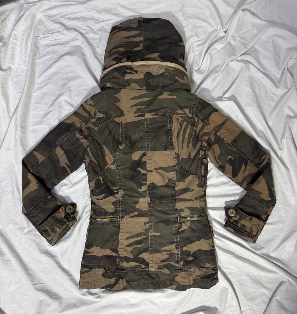 빈티지 보노 타입 멀티 포켓 카모 집업 자켓 y2k lgb goa 상품이미지5