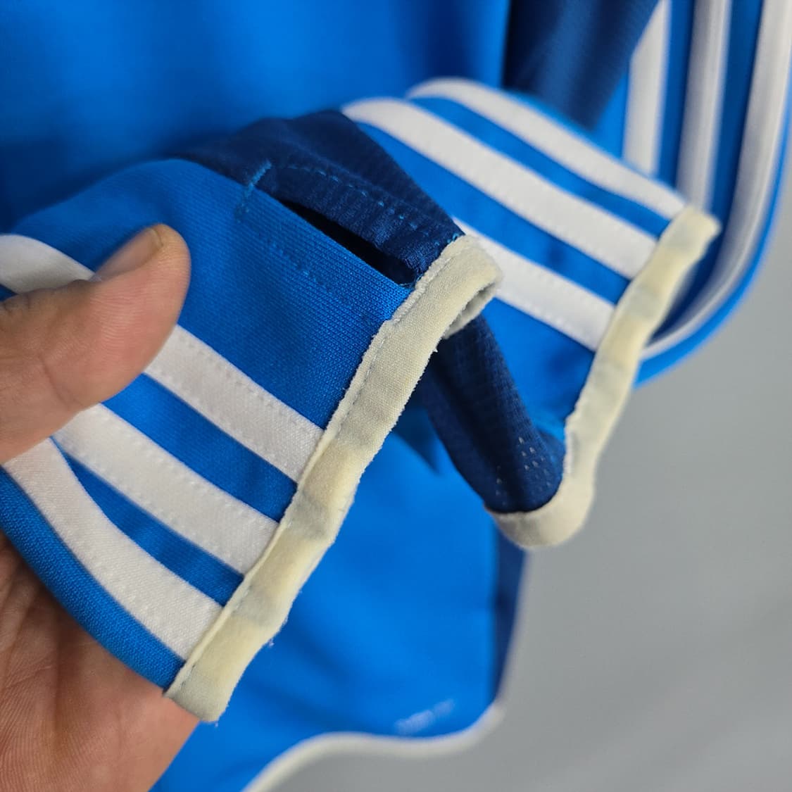 아디다스 스카이블루 다이버 핑거홀 져지 90 상품이미지10