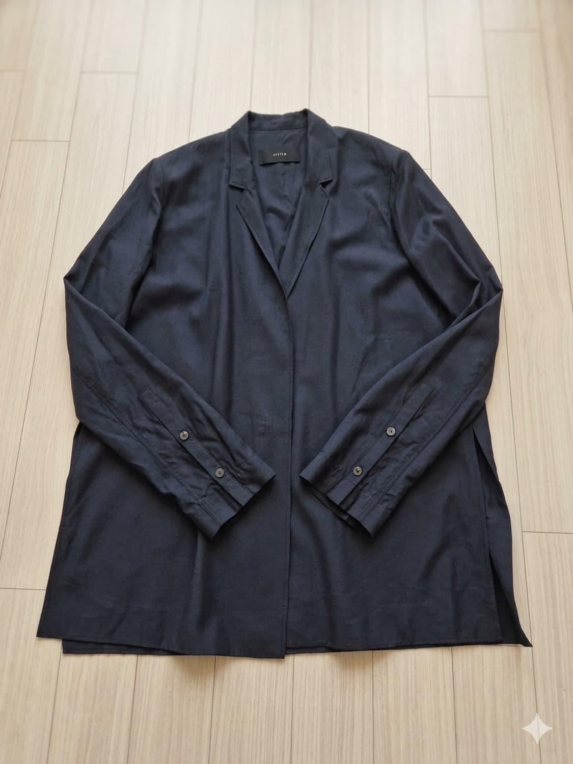 [SYSTEM] 시스템 네이비 루즈핏 경량 아우터 셔츠 (82 사이즈) 상품이미지6