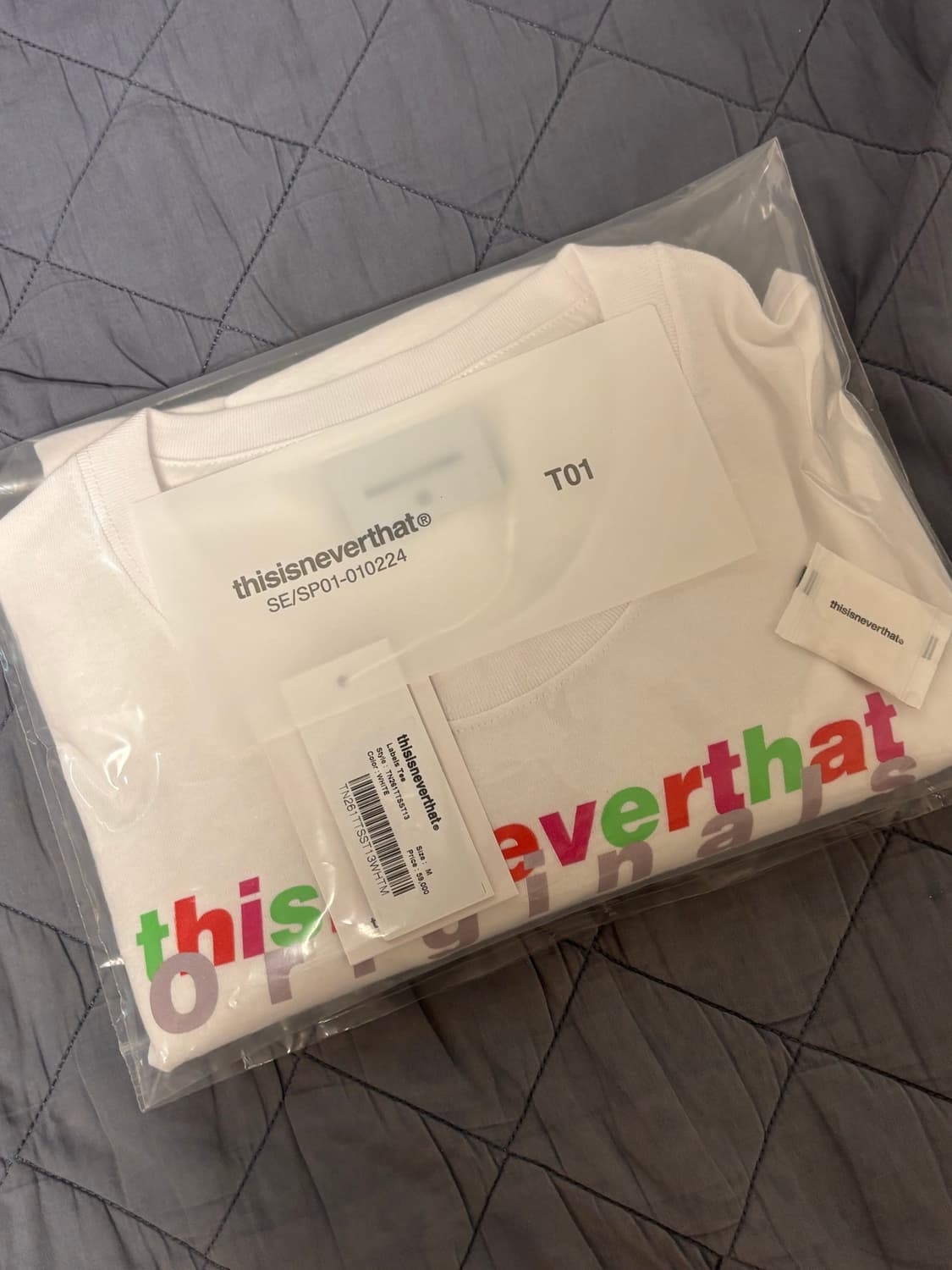디스이즈네버댓 Labels Tee White 상품이미지2