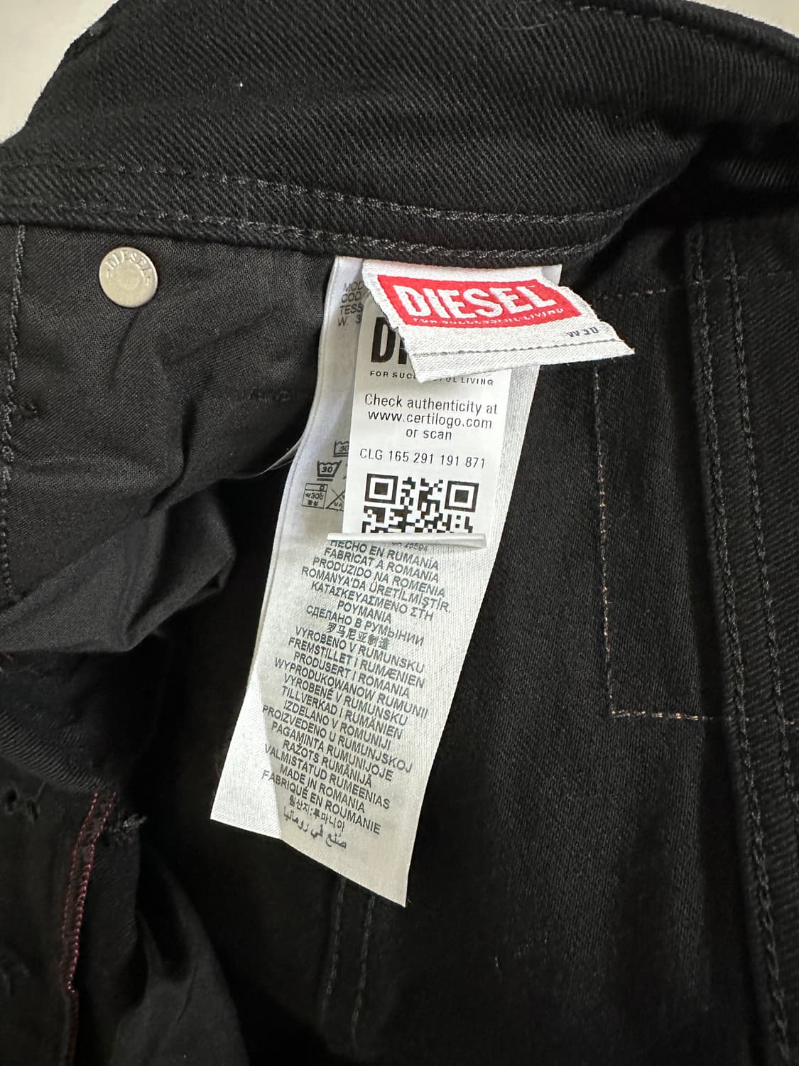 디젤 26ss 1985 larkee 레귤러 진 (30인치) 상품이미지5