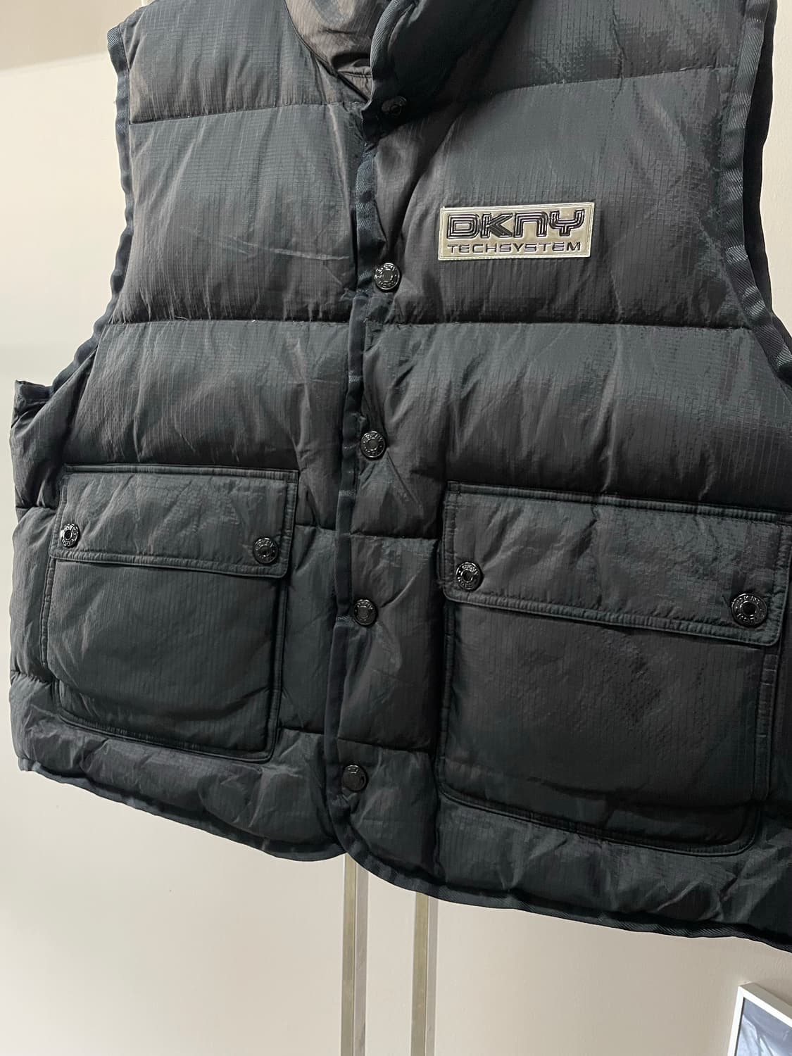 90s DKNY 테크시스템 덕다운 푸퍼베스트 110 상품이미지5