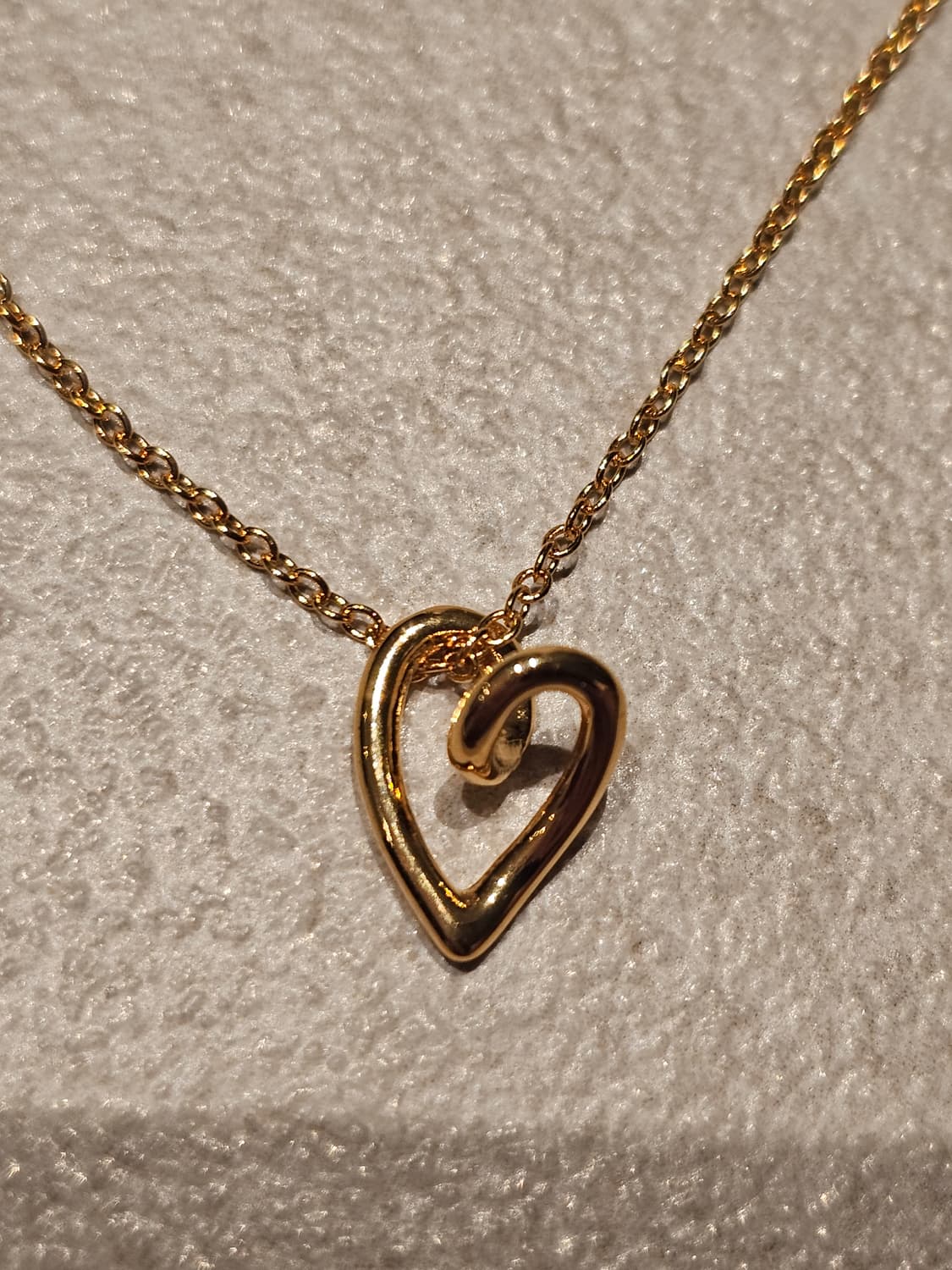 새상품 925실버 하트 목걸이 심플하고 예쁜 데일리 목걸이 상품이미지1