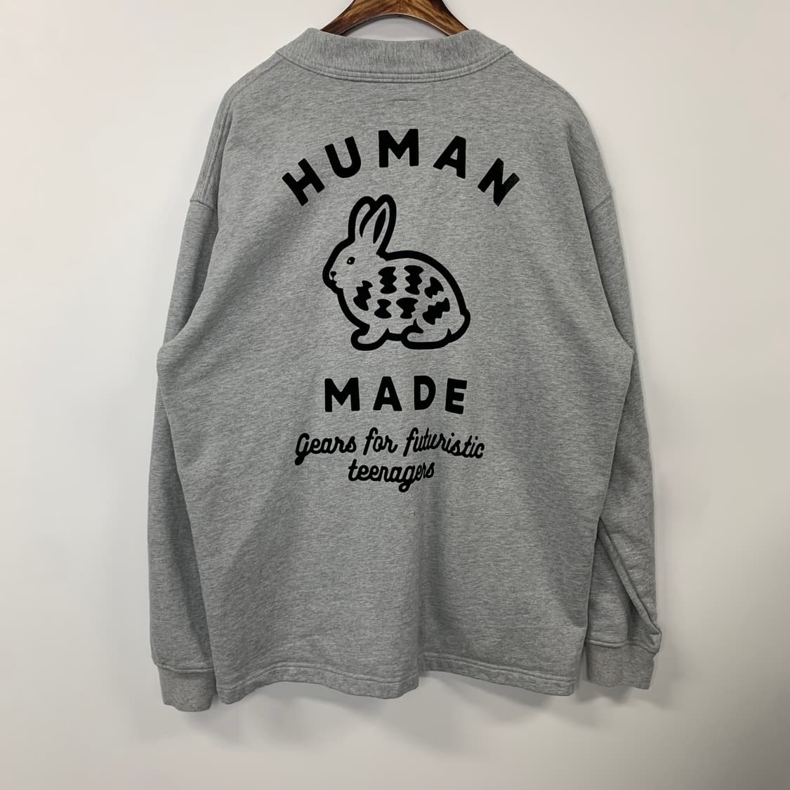 휴먼 메이드 그레이 스웨트 가디건 상품이미지4