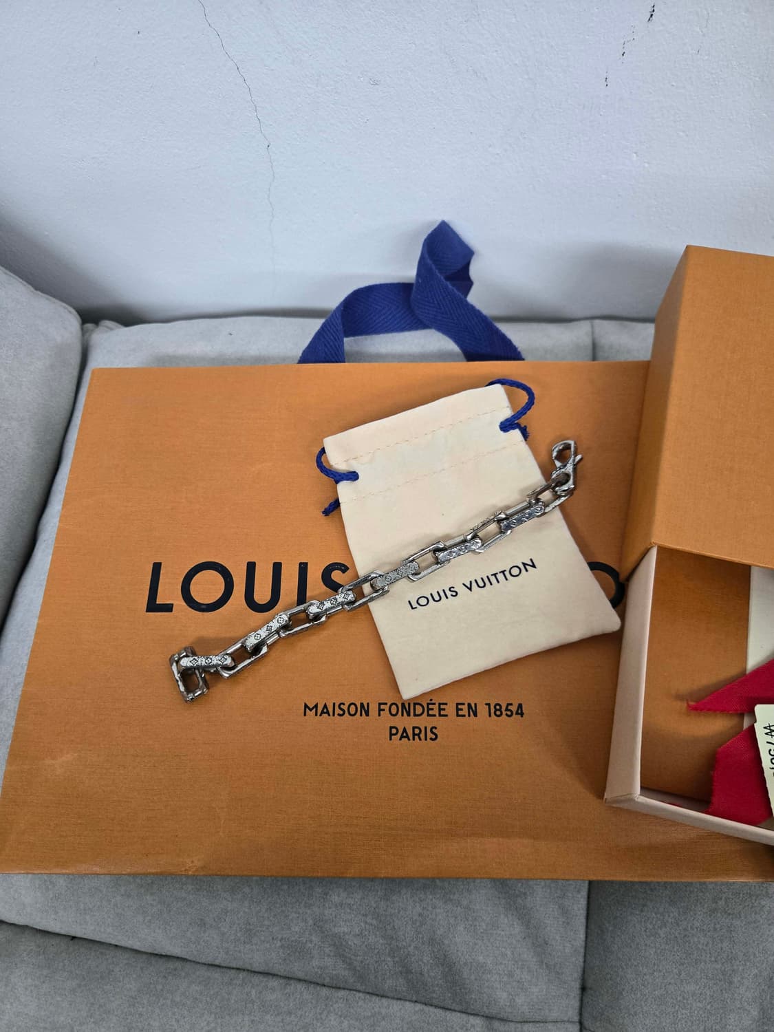 [보증서 정품] 루이비통 버질아블로 체인 팔찌 상품이미지4