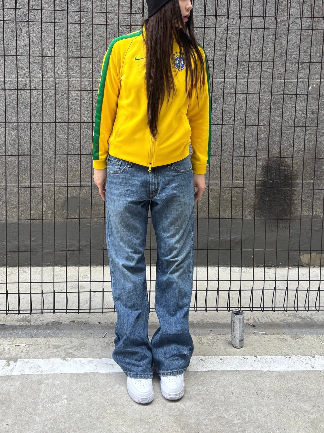 나이키 브라질 옐로우 져지 집업 트랙탑 상품이미지4