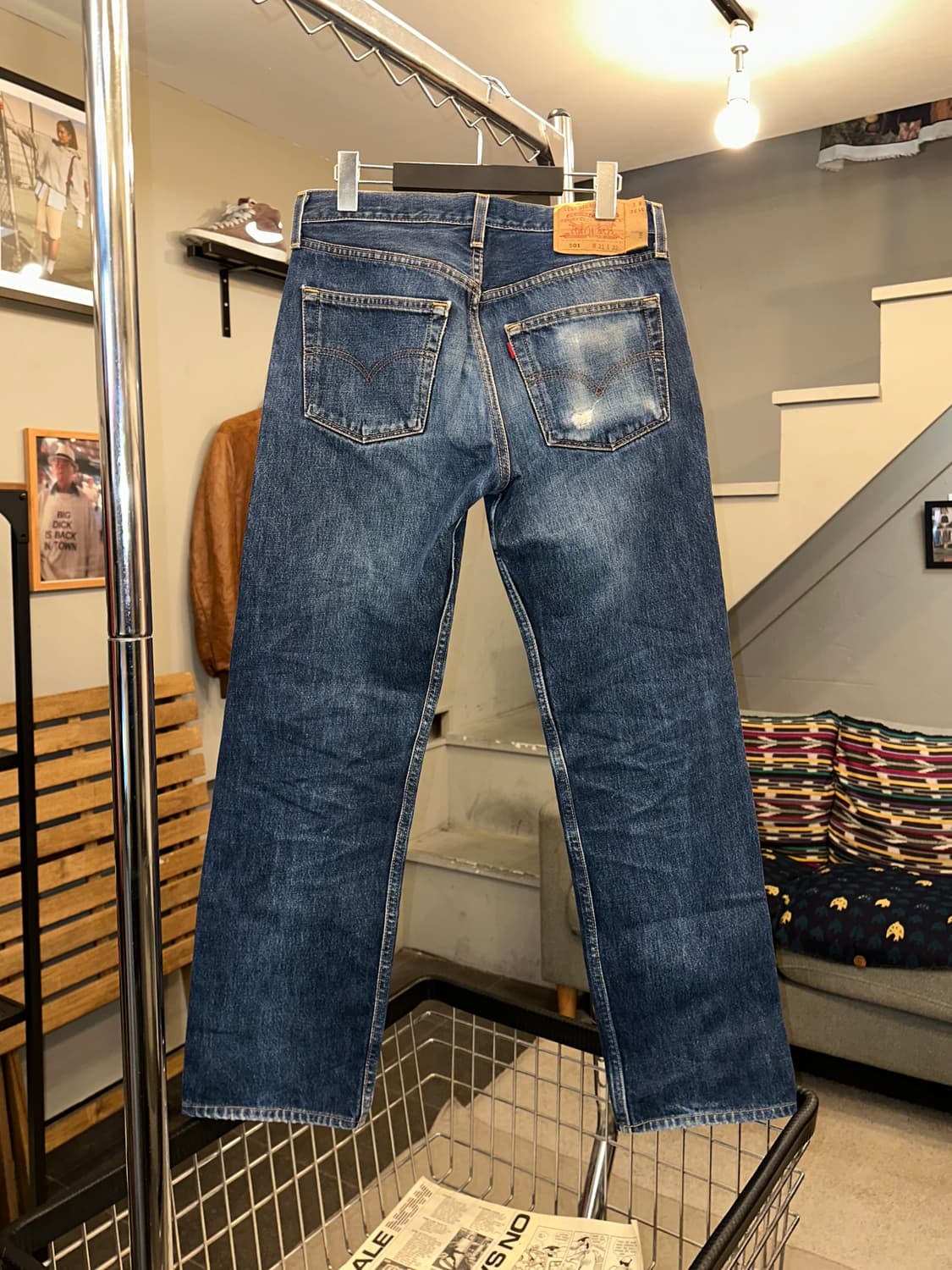 Early 00’s Levi’s 501 553 USA denim pant 상품이미지8