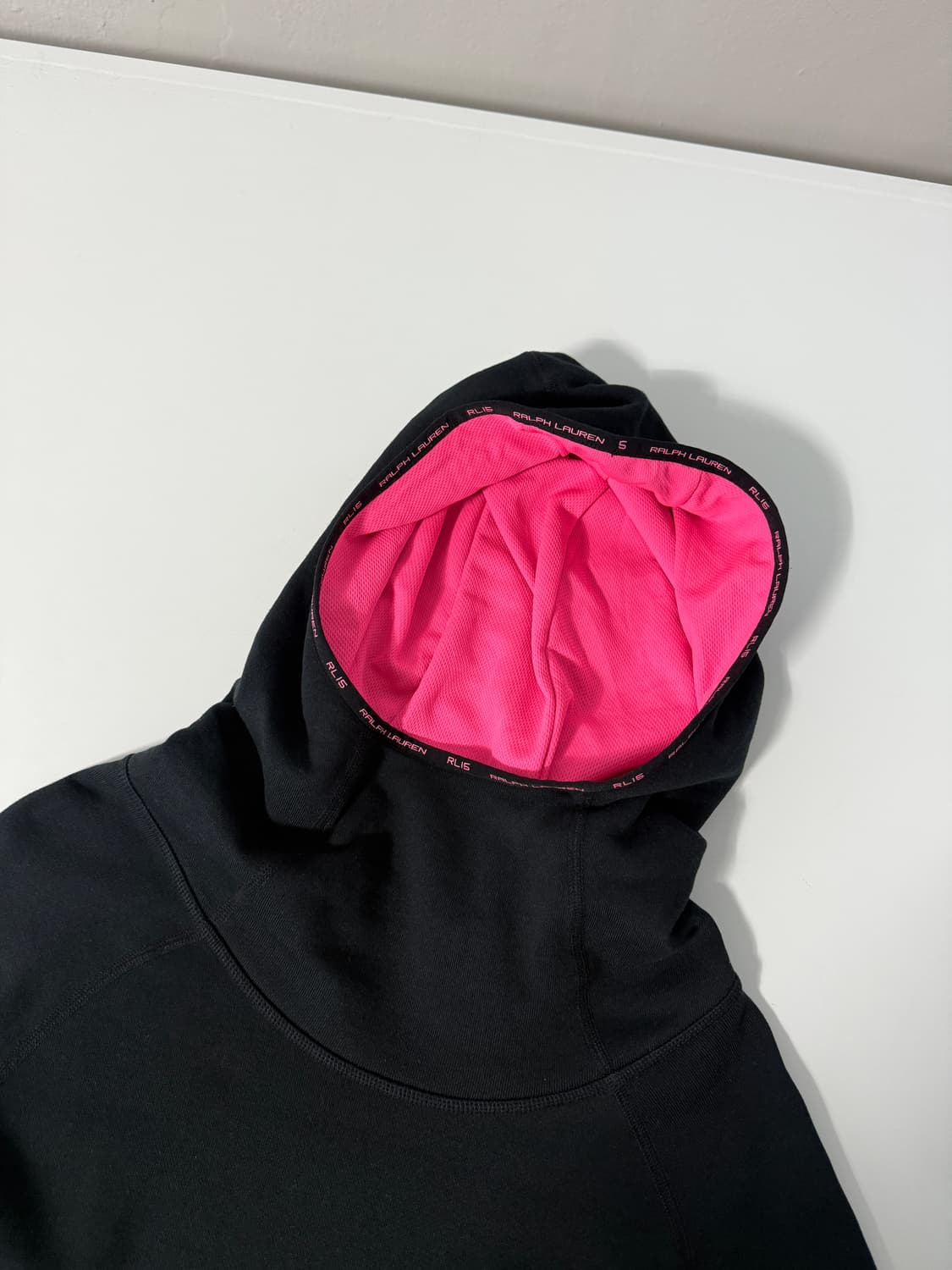 폴로 랄프로렌 핑크 빅포니 테크 플리스 풀오버 후드 상품이미지5