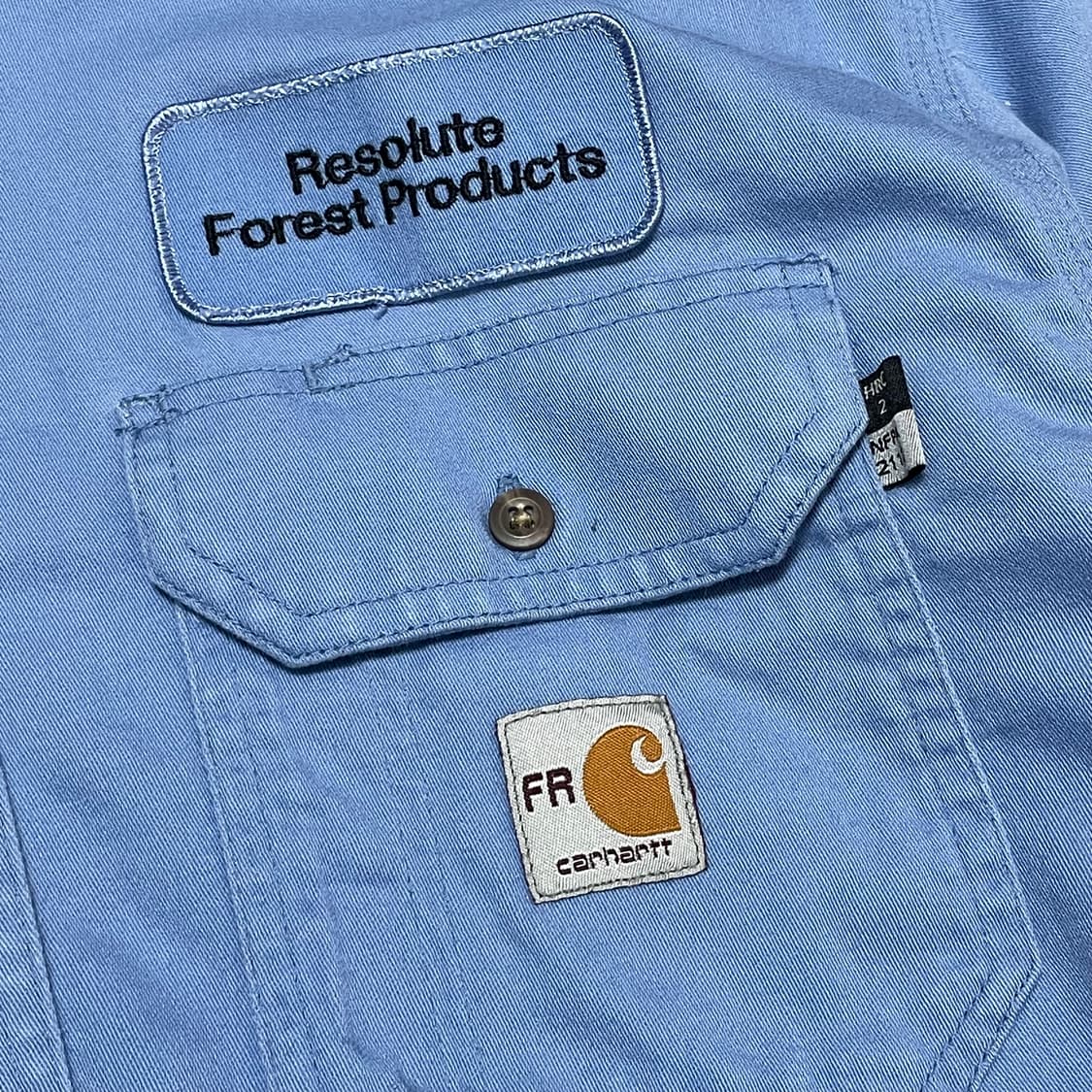 [L] 칼하트 빈티지 프렌치 워크 셔츠 오버핏 상품이미지3