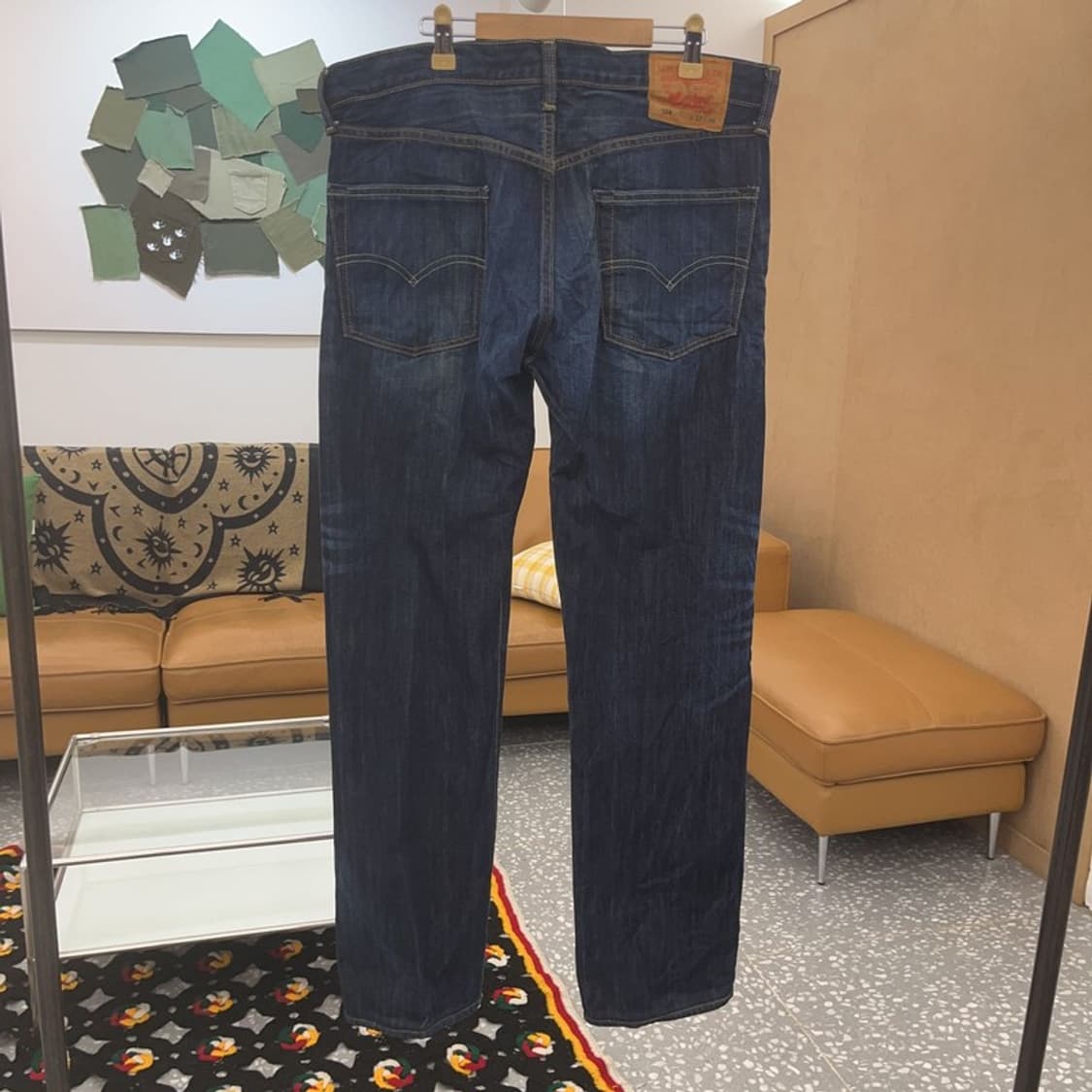 리바이스 504 올드스쿨 빈티지 워싱 데님팬츠 32인치 C07670 상품이미지4