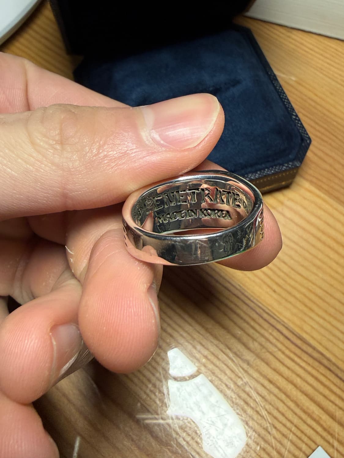 penetrate king man turquoise biker ring 상품이미지4