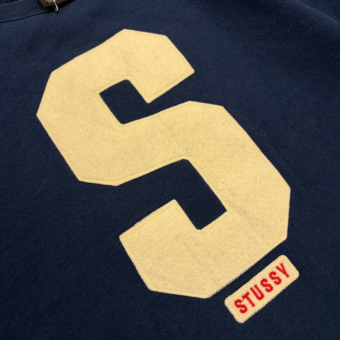 [S] 00s 스투시 S 로고 네이비 맨투맨 B599 상품이미지4