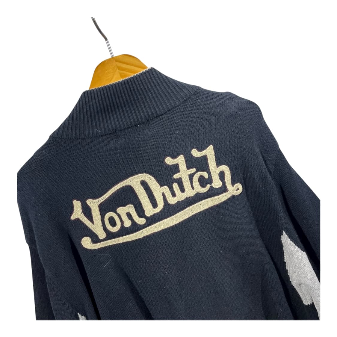[Von Dutch] 본더치 로고 자수패치 코튼 집업 가디건 상품이미지4