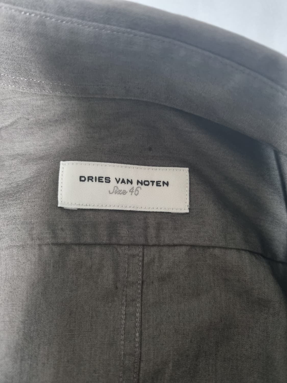 Dries van noten brown shirt 46 상품이미지3