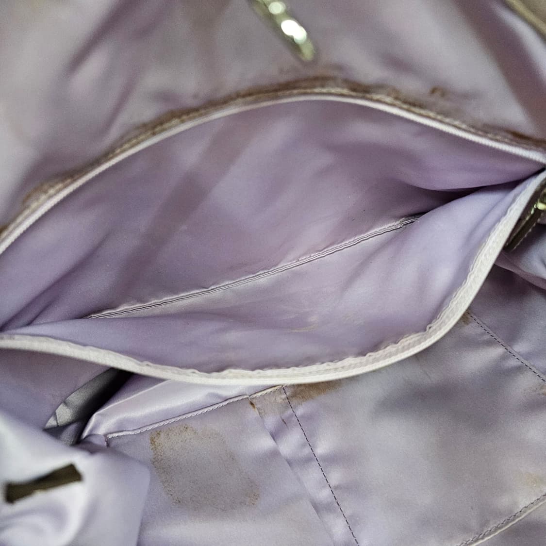 COACH 코치 줄리아 메탈릭 골드 토트백 상품이미지10