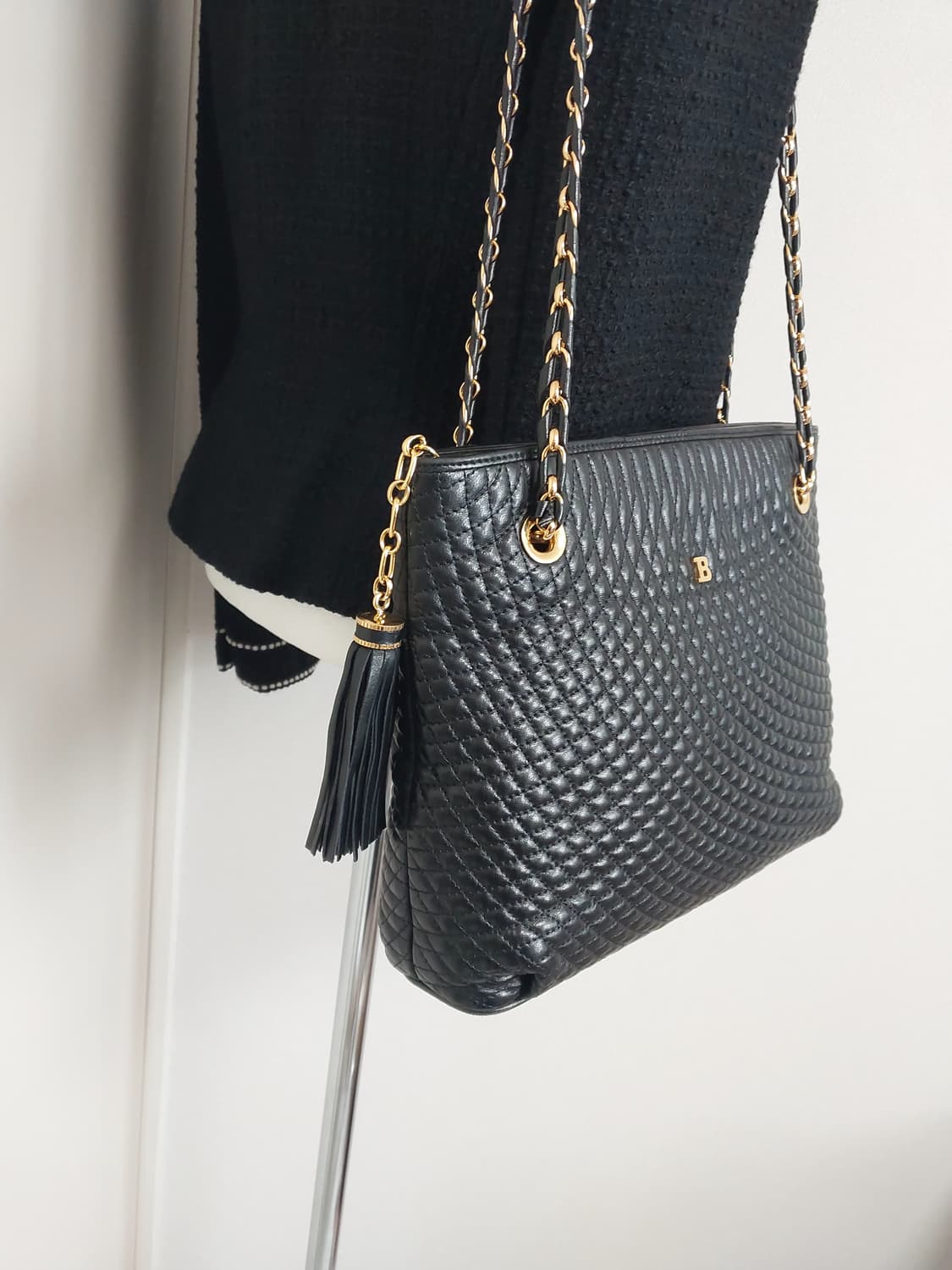 발리 빈티지 퀼팅 체인 숄더백 상품이미지4