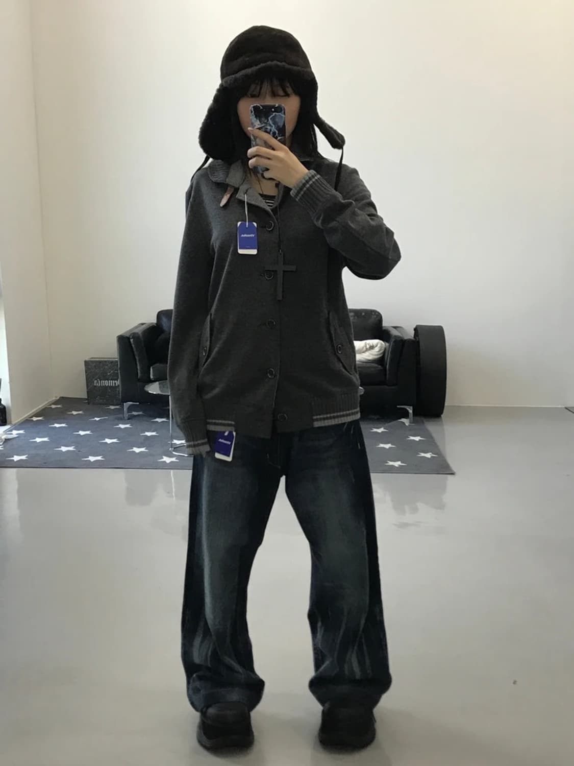 JPN 그레이 자켓 상품이미지1