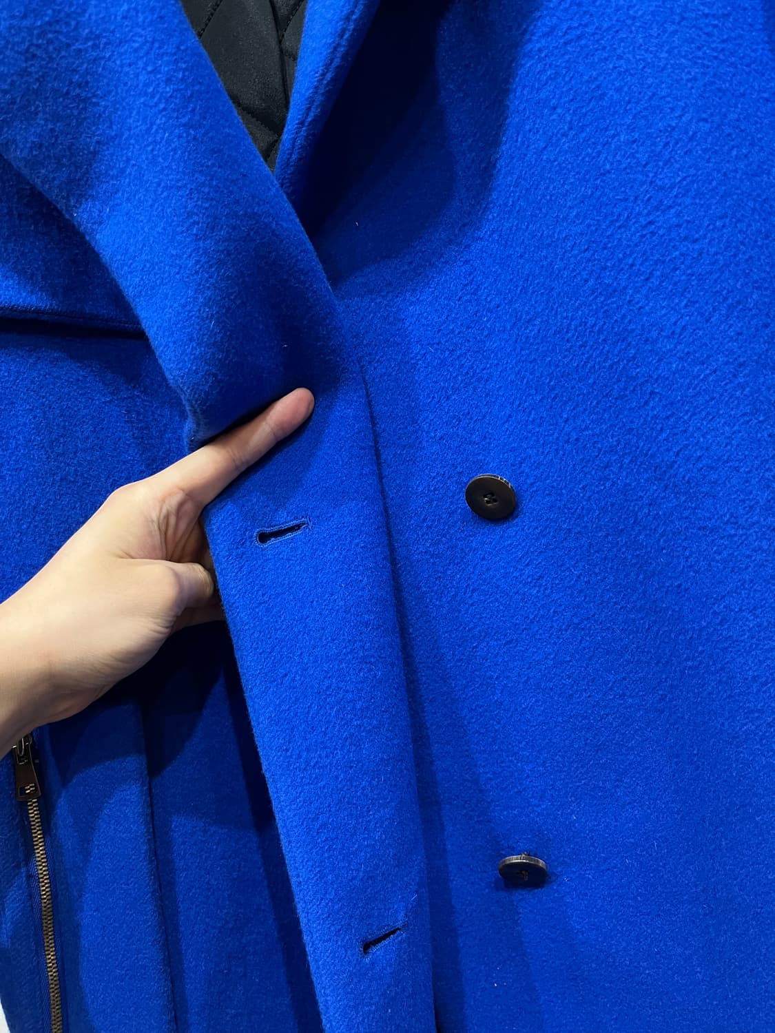 한섬 타임 여성 핸드메이드 울 앙고라 코트  상품이미지5