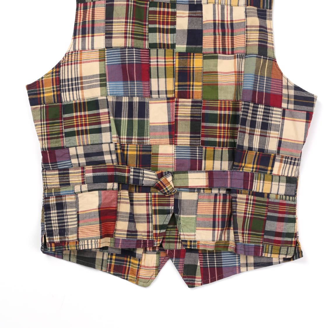 폴로 마드라스체크 패치워크 베스트   상품이미지6