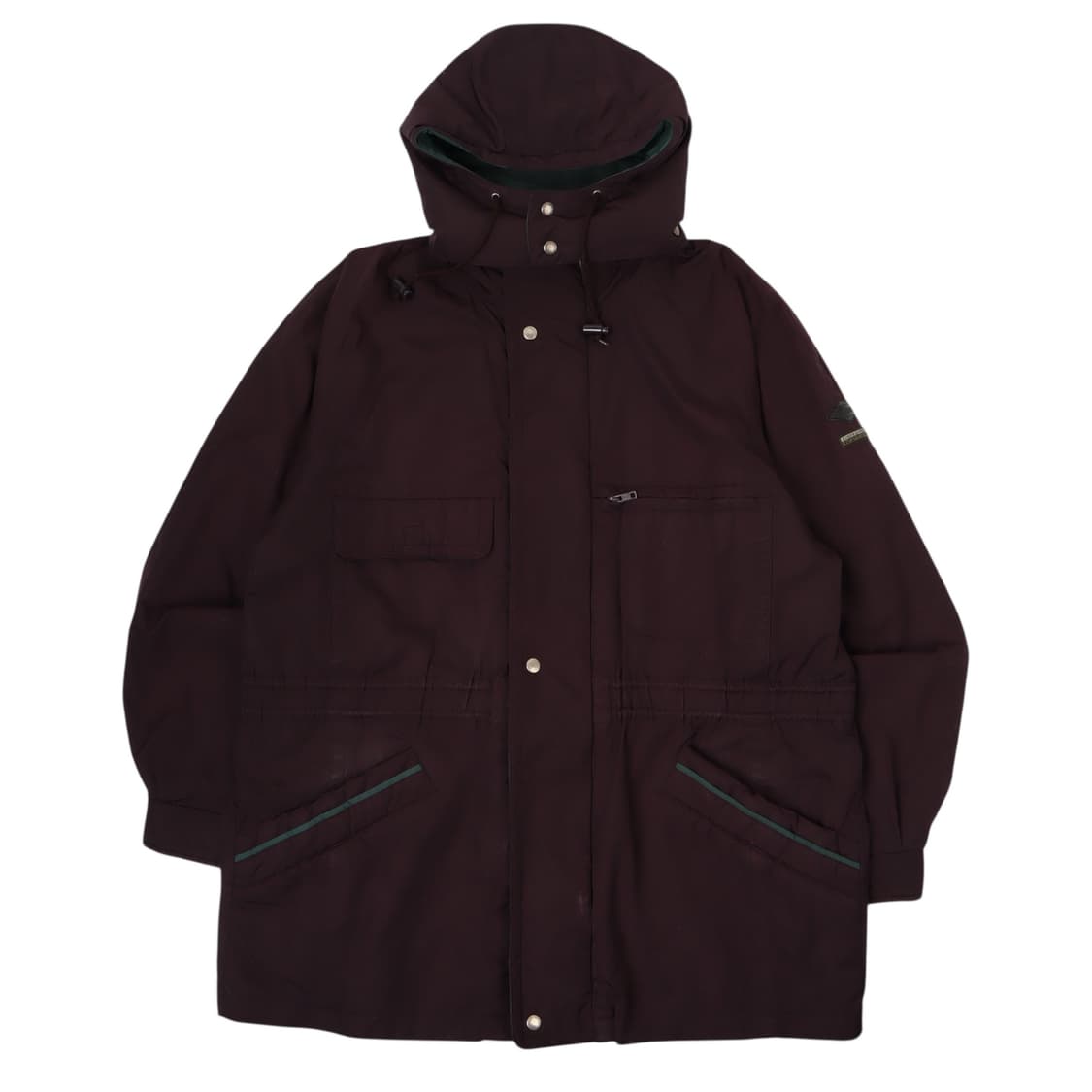 입생로랑 딥퍼플 수퍼 마이크로프트 구스 후디드 다운자켓 패딩 상품이미지1